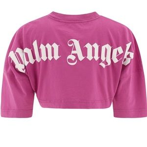 Palm angels cropped t shirt